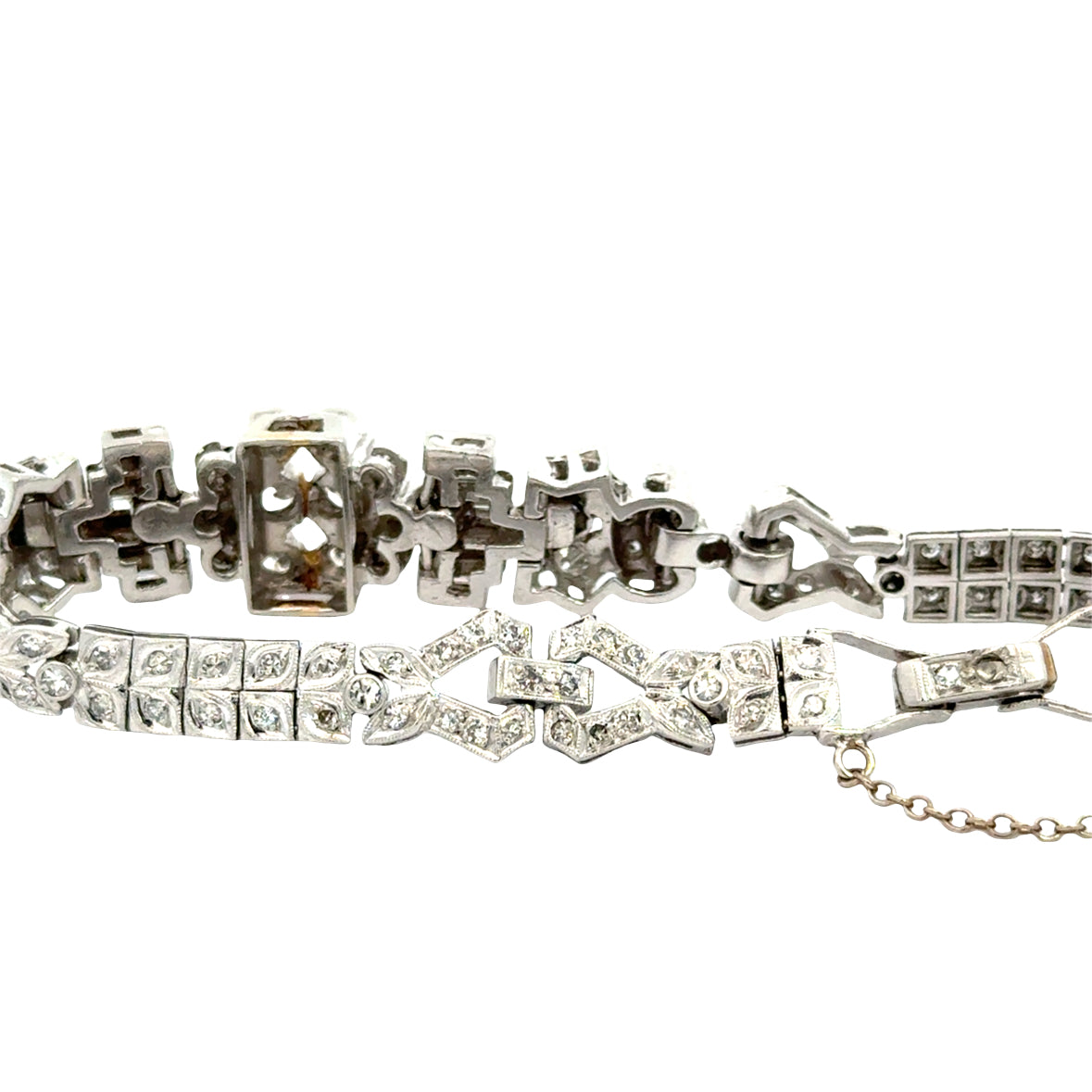 Mid-Century Platinum Diamond Bracelet – Joel Gerber Design