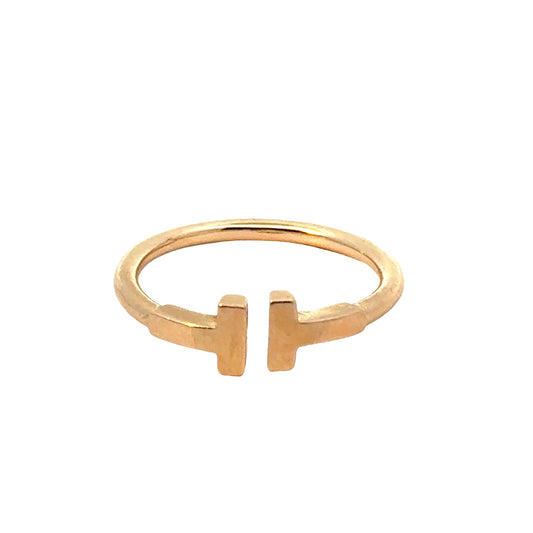 Tiffany & Co. T Wire Ring in 18K Yellow Gold