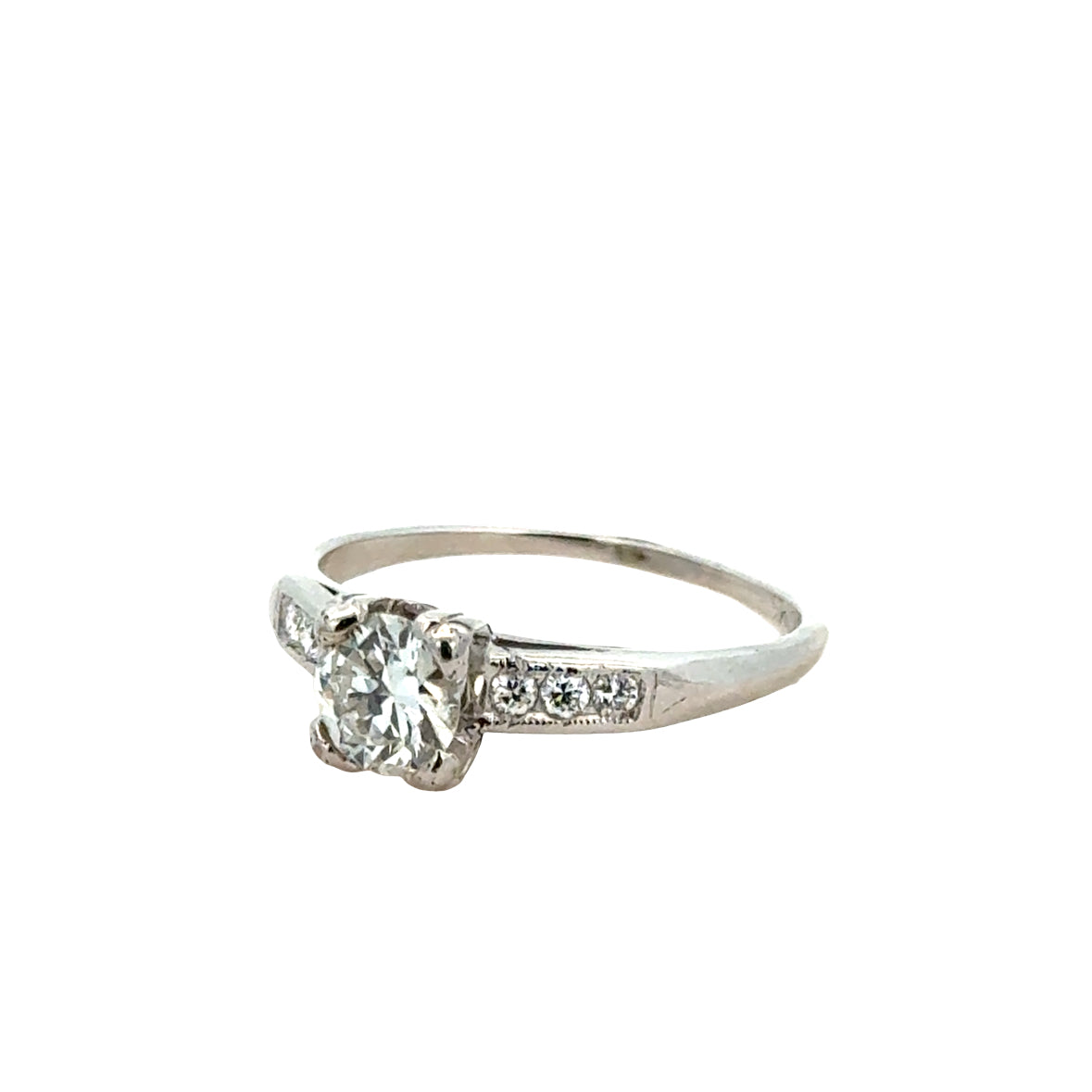 Timeless Platinum Diamond Engagement Ring