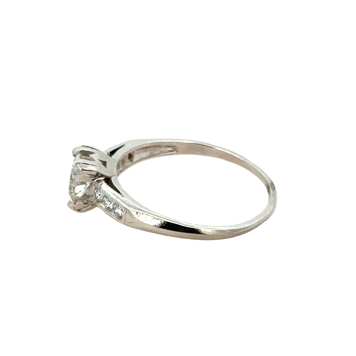 Timeless Platinum Diamond Engagement Ring