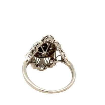 Beautiful Platinum & Diamond Antique Ring