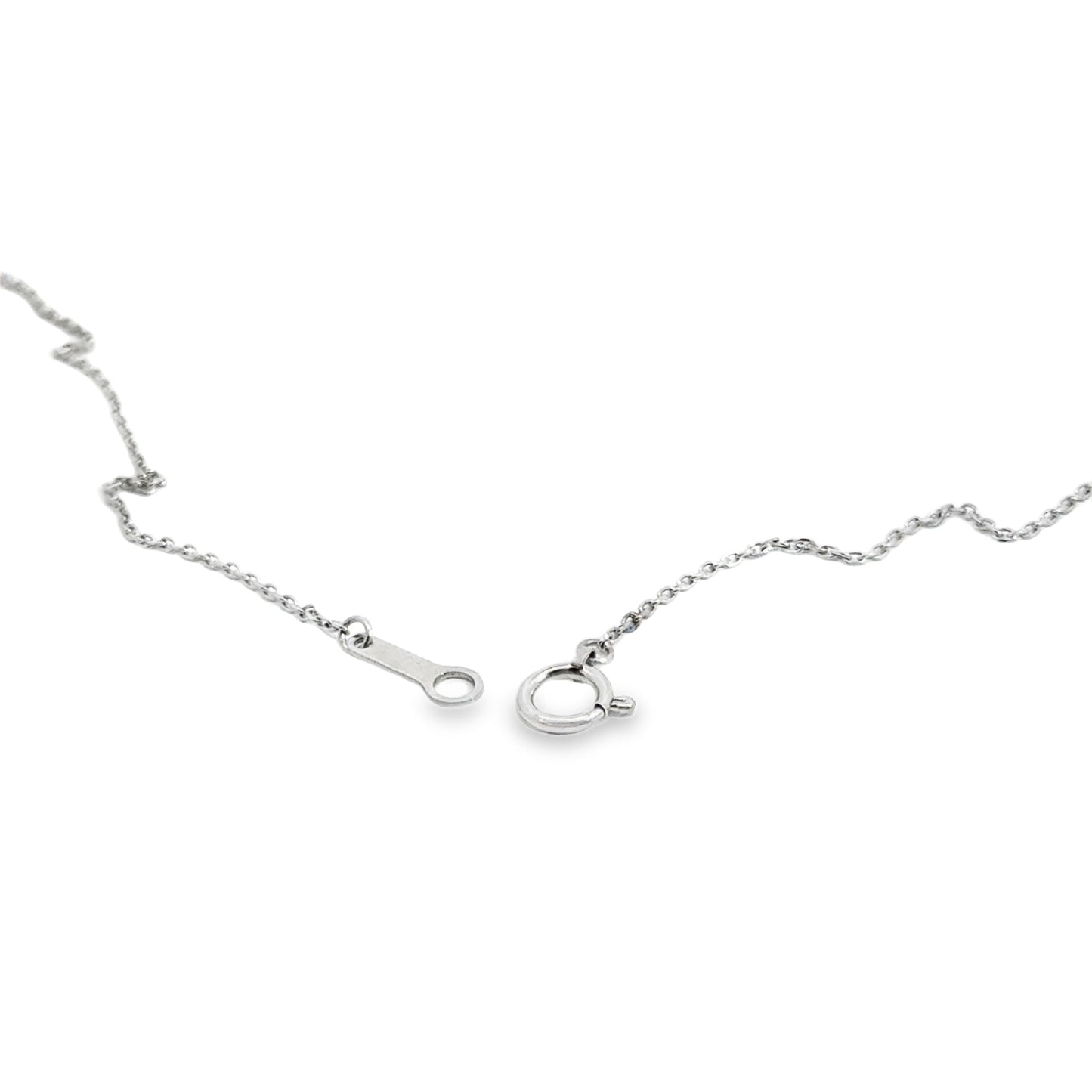 Antique Diamond Bow Platinum Garland Necklace