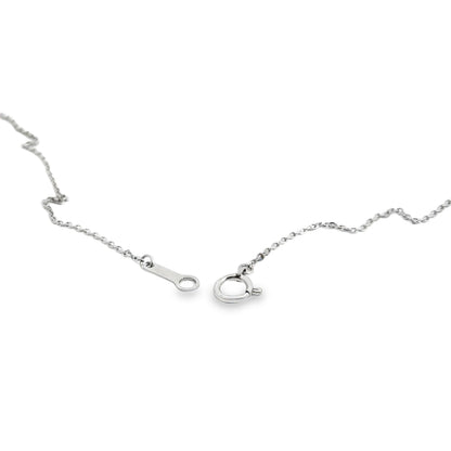 Antique Diamond Bow Platinum Garland Necklace