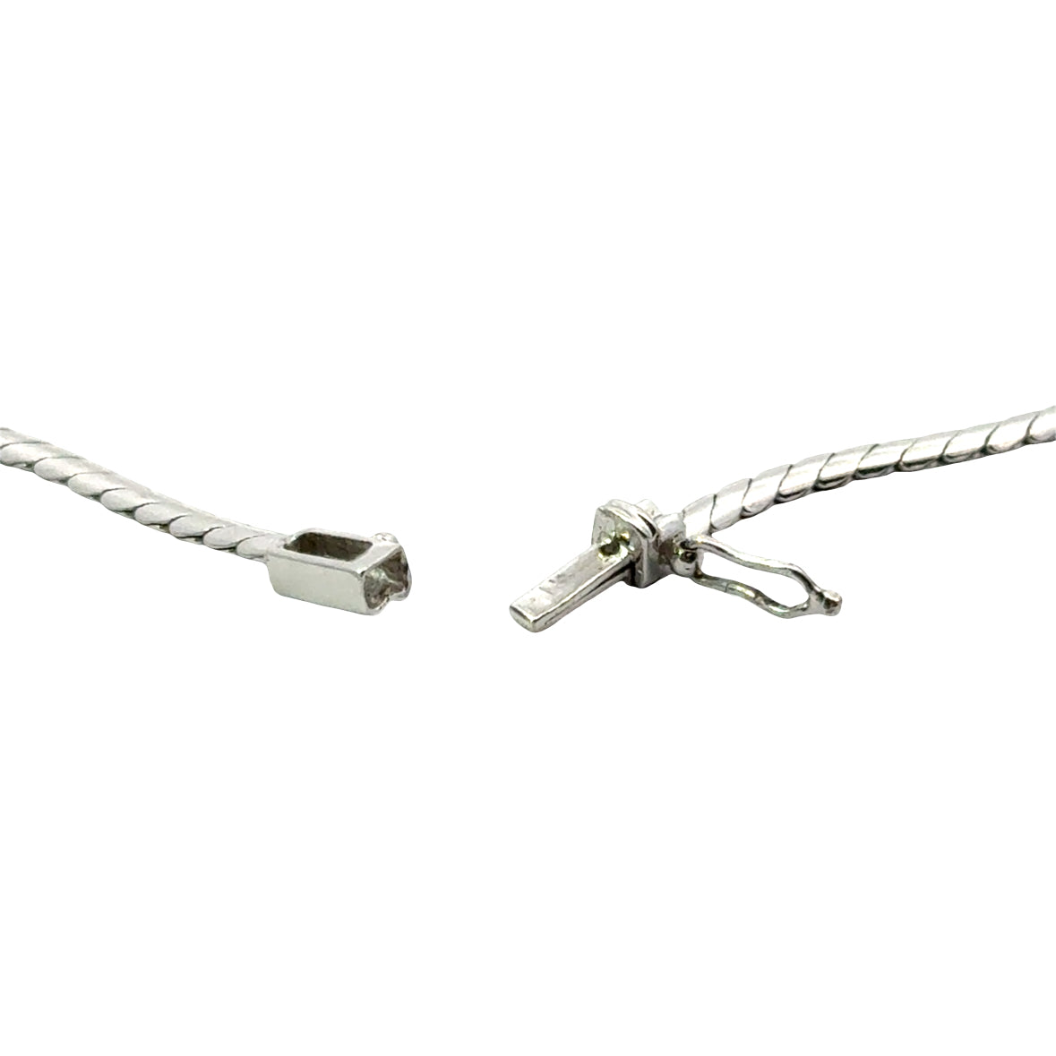 18K White Gold Diamond Tennis Lariat Necklace with South Sea Pearl Drops