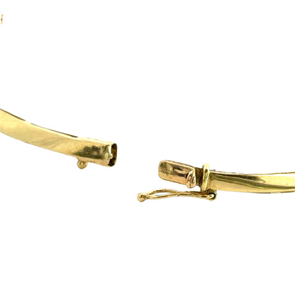 1960’s Estate 18K Gold Diamond & Sapphire Link Necklace