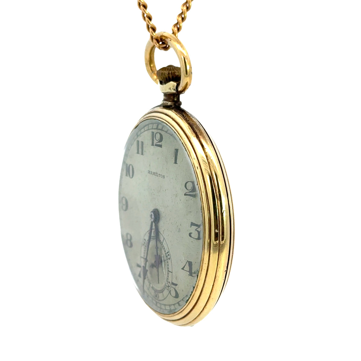 Vintage 1915-1930’s Hamilton Pocket Watch | Gold Filled Case