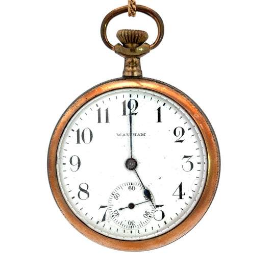 Vintage Waltham Pocket Watch c.1910s–1920s Classic American Timepiece