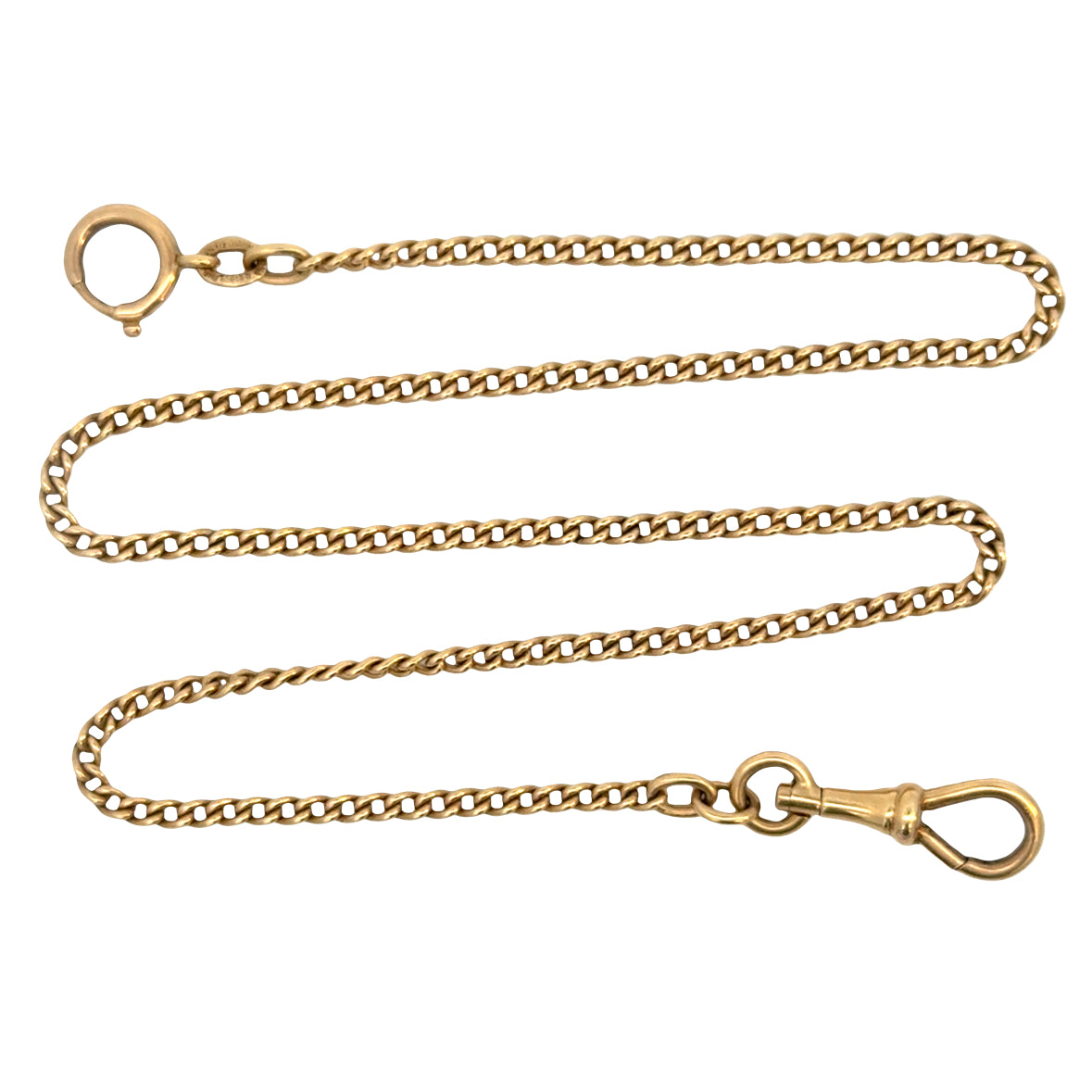 Vintage 18K Gold Pocket Watch Chain