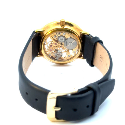 Tourneau Skeleton 18K Yellow Gold Men’s Watch