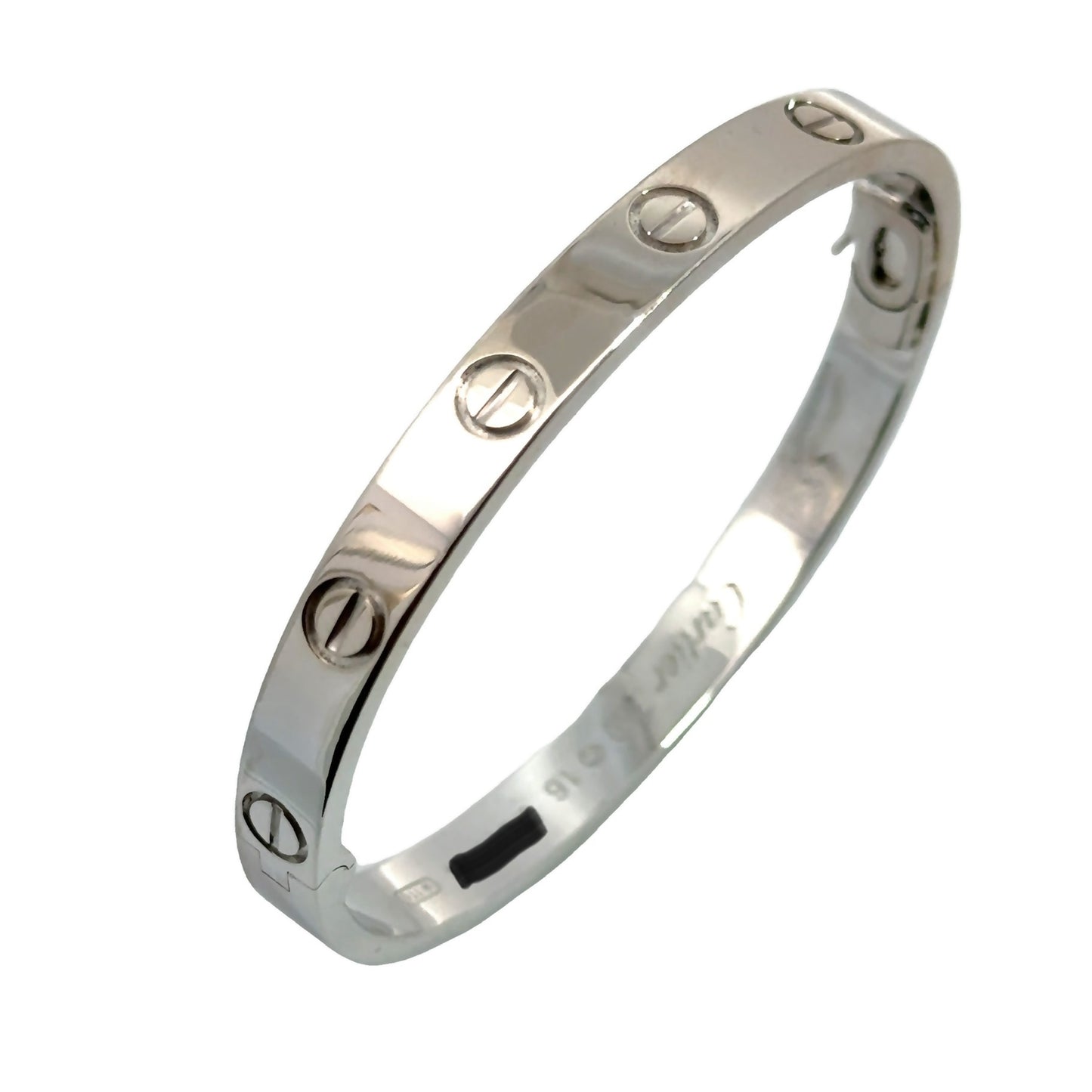 Cartier Love 18K White Gold Bangle