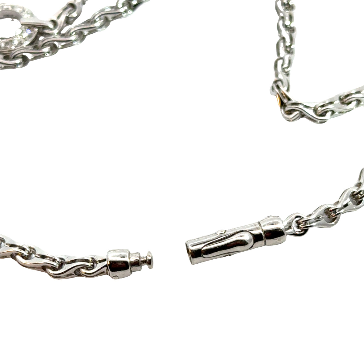 Di Modolo Diamond Lariat Necklace in 18K White Gold