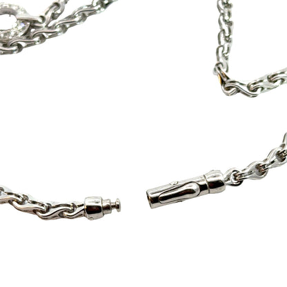 Di Modolo Diamond Lariat Necklace in 18K White Gold