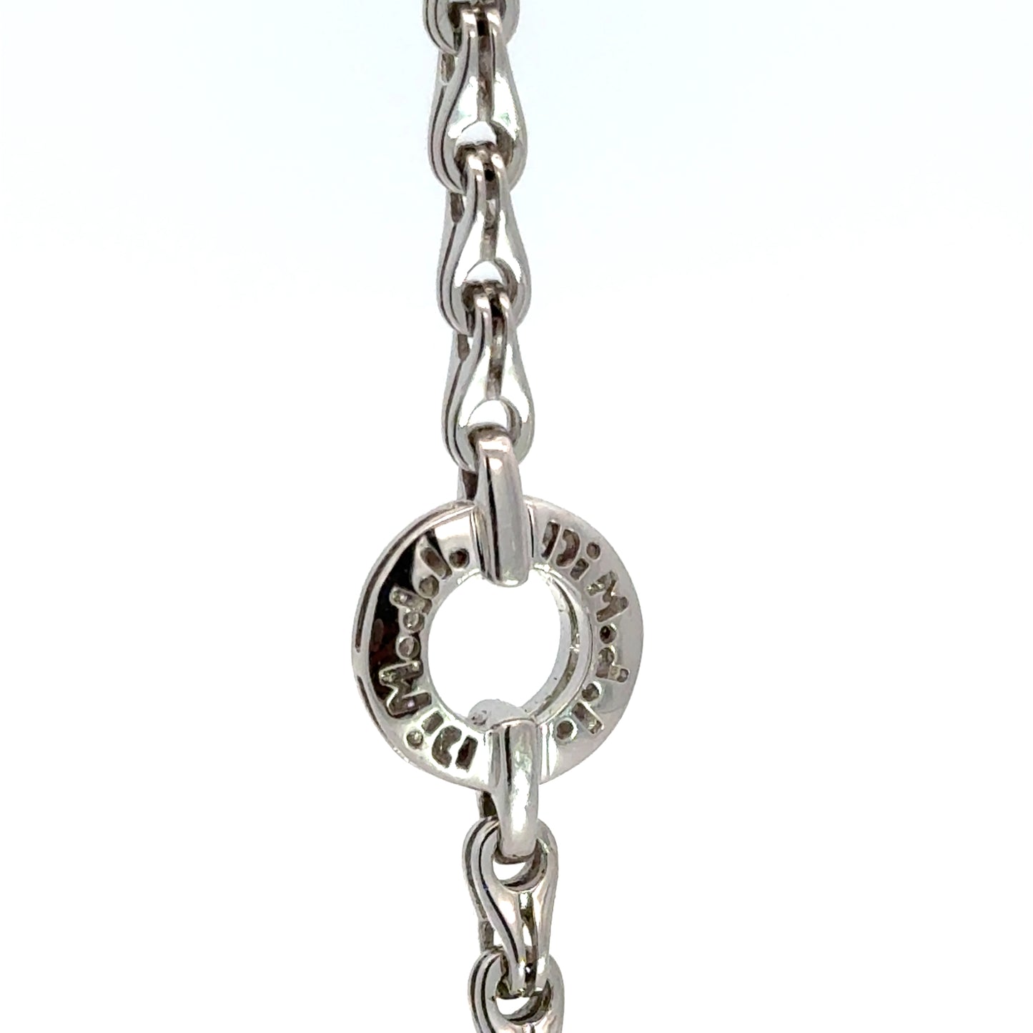 Di Modolo Diamond Lariat Necklace in 18K White Gold