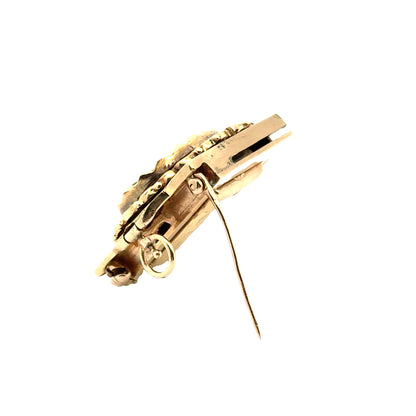 Antique Art Deco Convertible 14K Yellow Gold Enamel Watch | Bracelet, Pendant & Brooch