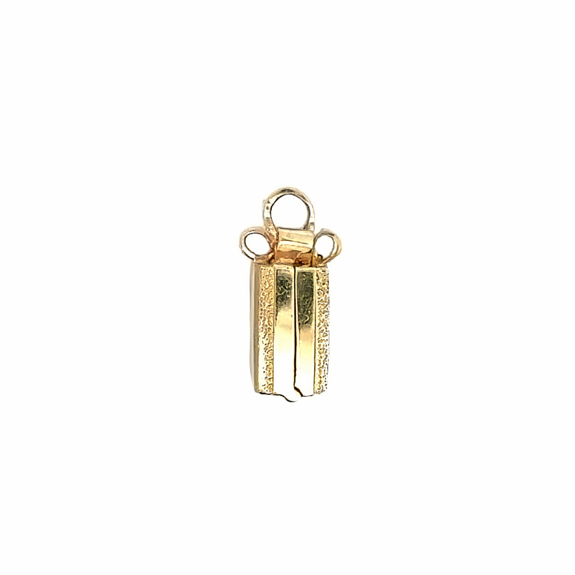 Vintage 10Yellow Gold Gift Box Charm