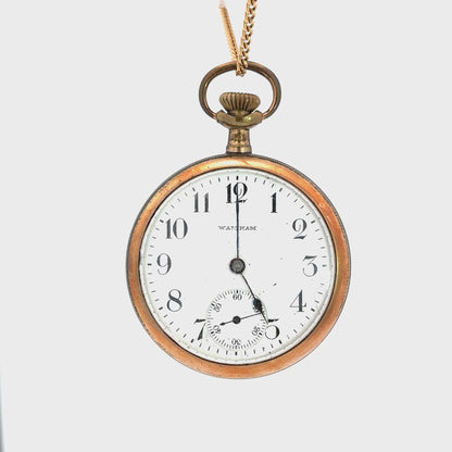 Vintage Waltham Pocket Watch c.1910s–1920s Classic American Timepiece
